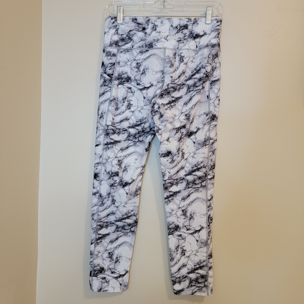 Calvin Klein Performance Marble Print Leggings Si… - image 1